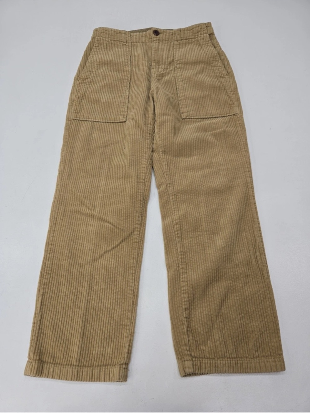 Alex Mill Neil Corduroy Straight Leg Pants Tan Size 4 Womens